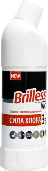 Средство для сантехники Brilless 3 в 1 Сила хлора 1 л