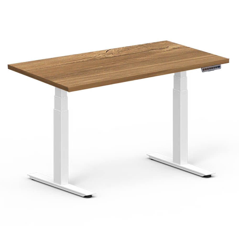 

Стол для работы стоя Fit Focus двухмоторный, белый, ДСП дуб канзас коричневый 9071723