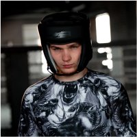 Cпортивный шлем BoyBo B-Series BH300 (XL, черный/синий)