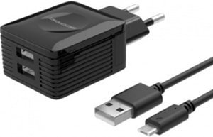 

Сетевое зарядное Atomic U500 microUSB (черный)