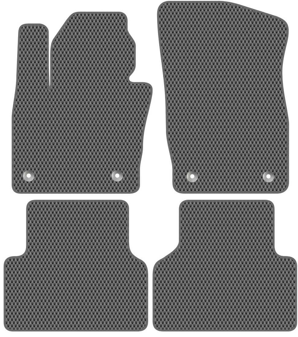 

Комплект ковриков для авто Alicosta Audi Q3 (suv / 8U) 2011 - 2019 (серый, ромб)