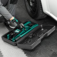 Подкатной домкрат СибрТех 50831 2т (кейс)