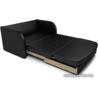 Диван Мебель-АРС Малютка (кожзам, черный)