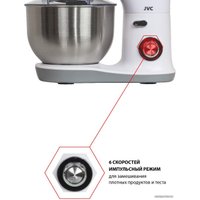 Планетарный миксер JVC JK-MX510 (белый/серебристый)