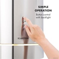 Кухонная вытяжка Klarstein Tron Ambience Island (серебристый)