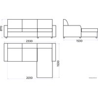 Угловой диван Домовой Норманн (lux18)