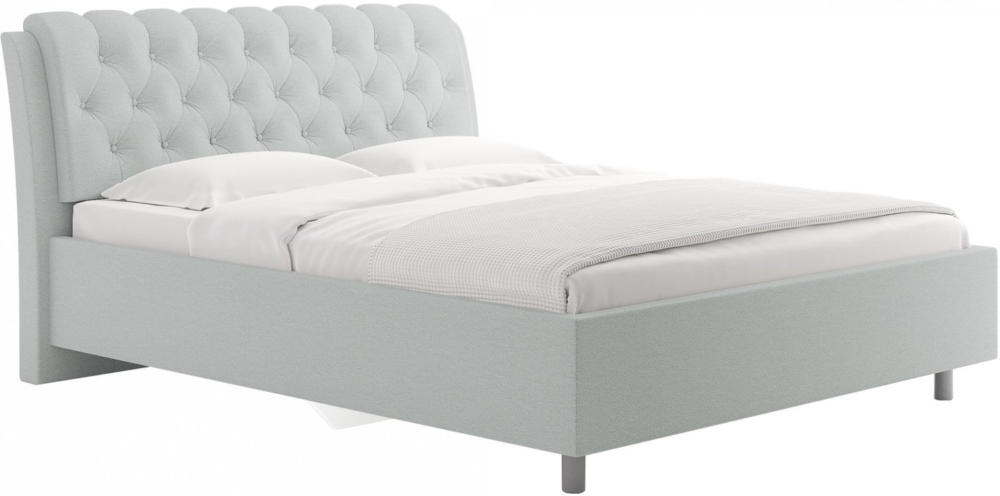 Кровать Сонум Olivia 90x200 (тедди пепельный)