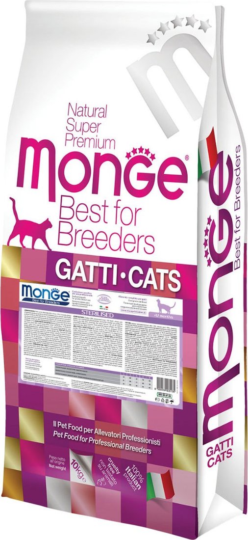 

Сухой корм для кошек Monge PFB Cat Daily Line Sterilised с курицей (10кг)