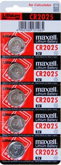 

Батарейка Maxell CR2025 5 шт