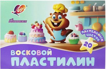 Пластилин восковой Луч Фантазия 35С 2292-08 (20 цв)
