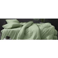 1.5-спальный комплект постельного белья Luxor № Фисташка (N) 1.5 (поплин гл/кр)