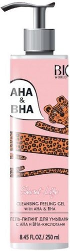  Bio World Гель для умывания С АНА и ВНА-кислотами (250 мл)