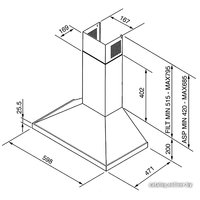 Кухонная вытяжка Smeg KD6XE