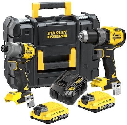 Stanley SFMCK211D2T (шуруповерт, винтоверт, 2 АКБ, кейс)