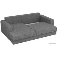 Угловой диван Mebelico Мэдисон 59136 (рогожка, серый)