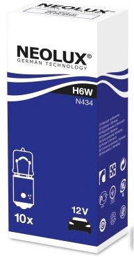 Галогенная лампа Neolux H6W Standart 1шт [N434]