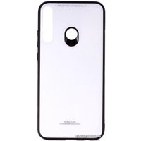 Чехол для телефона Case Glassy для Huawei P40 lite E/Y7P/Honor 9C (белый)
