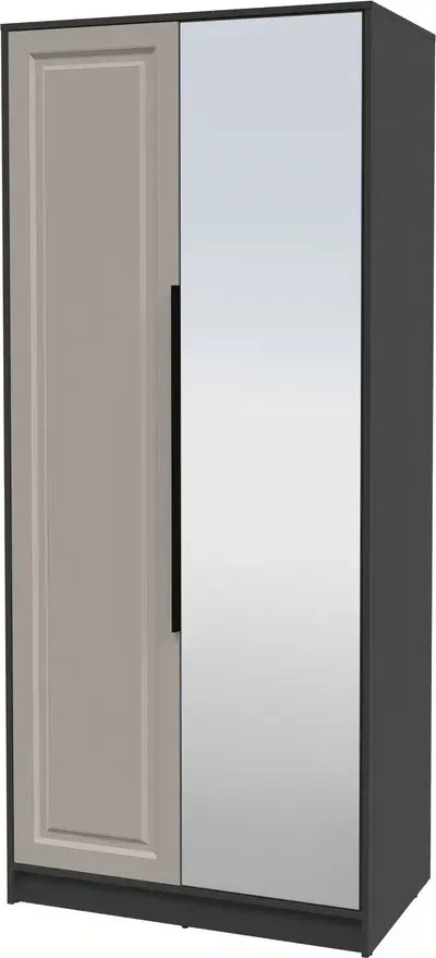 

Шкаф распашной Интерлиния Концепт КТ-Ш2з Деко (антрацит/луна)