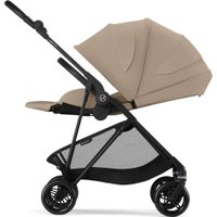 Коляска прогулочная «книга» Cybex Melio Carbon (almond beige)