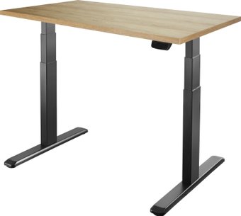 ErgoSmart Unique Ergo Desk 1360x800x36мм (дуб натуральный/черный)