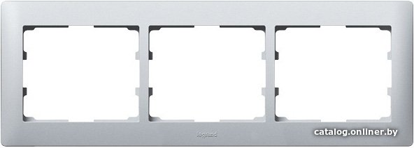 

Рамка Legrand Galea Life 3 поста (горизонтальная, алюминий)