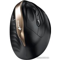 Вертикальная мышь Genius Ergo 8250S (черный/золотистый)