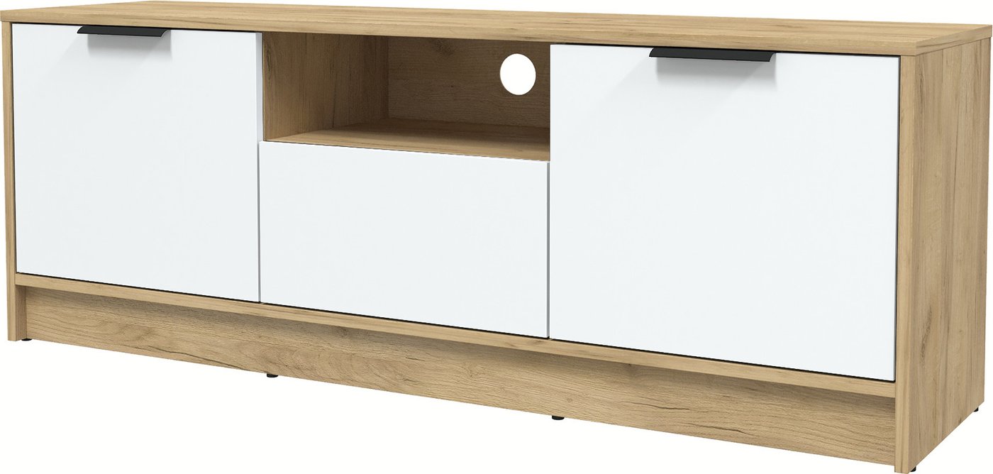 

Тумба Интерлиния ТВ Концепт КТ-ТВ3-50 Глосс (дуб золотой/белый)