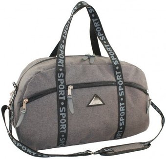 Дорожная сумка Rise M-213 (коричневый/серый)