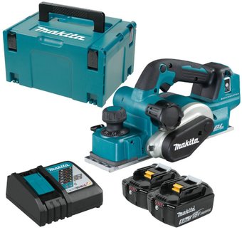 Рубанок Makita DKP181RTJ (с 2-мя АКБ, кейс)