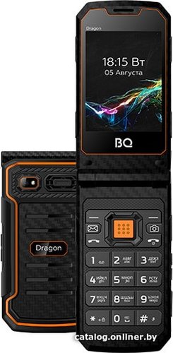 Кнопочный телефон BQ BQ-2822 Dragon (черный)