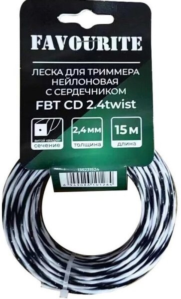 

Леска для триммера Favourite FBT CD 2.4twist