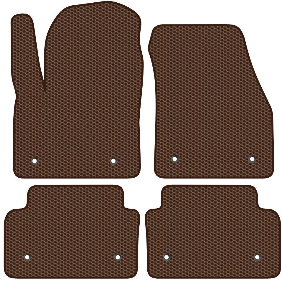 

Комплект ковриков для авто Alicosta Jaguar E-Pace (suv) 2017 - Н.В. (коричневый, сота)