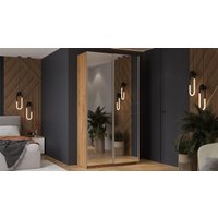 Шкаф-купе Трия Оскар Т2 1200 271183 (ручка серебро/дуб крафт золотой)