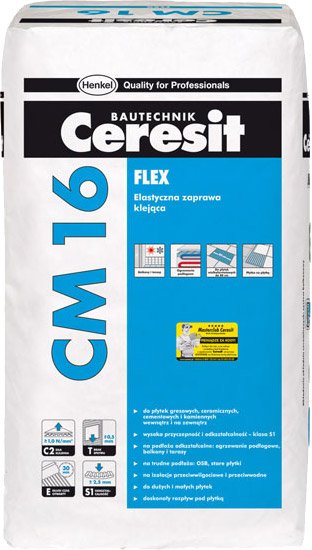 

Клей для плитки Ceresit CM 16 Flex (25 кг)