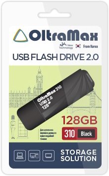 

USB Flash OltraMax 310 128GB (черный)