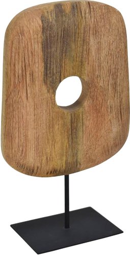 Статуэтка Eglo Hokuta 427055 (дерево/сталь, натуральный/черный)