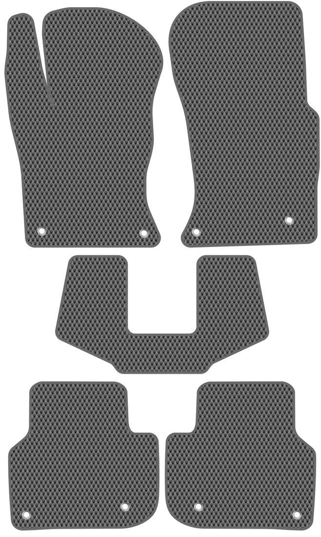 

Комплект ковриков для авто Alicosta Jaguar XF II (седан, cедан / CC9) 2015 - Н.В. (серый, ромб)