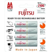 Аккумулятор Fujitsu AA 1900mAh 4 шт. HR-3UTCEX(4B)