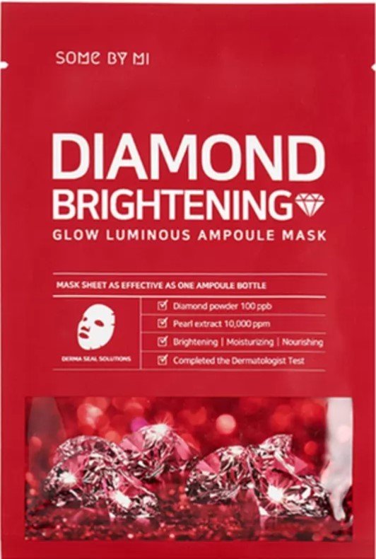 

Some By Mi Маска для лица тканевая Diamond Brightening Glow Luminous Ampoule Mask 25 г