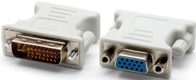 

Адаптер USBTOP DVI-I – VGA (белый)