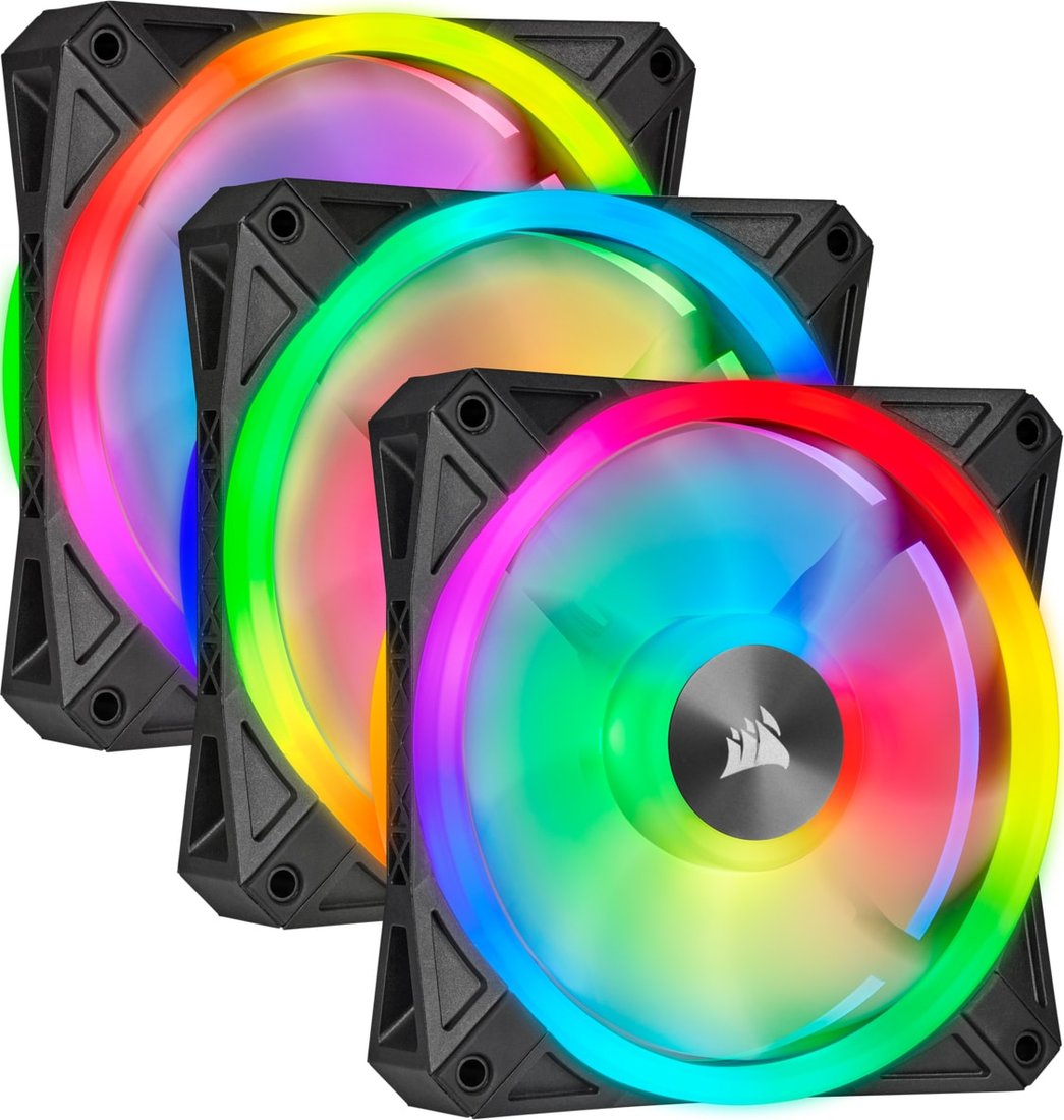

Комплект вентиляторов для корпуса Corsair iCUE QL120 RGB Triple Pack CO-9050098-WW
