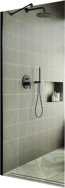

Душевая стенка MaybahGlass 79x195 MGD-695-6ш (прозрачное стекло/черный)