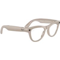 Умные очки Ray-Ban Meta Skyler RW4010 (серый глянцевый/прозрачный/синий)