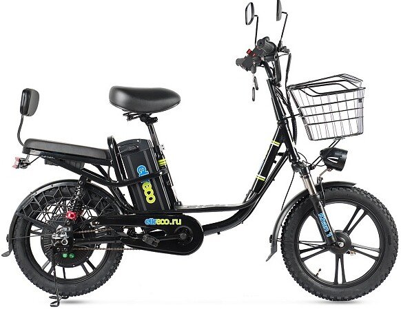 Электровелосипед Eltreco Khan 1 (черный)