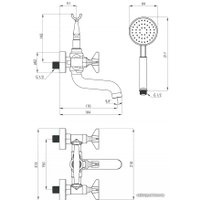 Смеситель Deante Temisto Nero BQT N11D