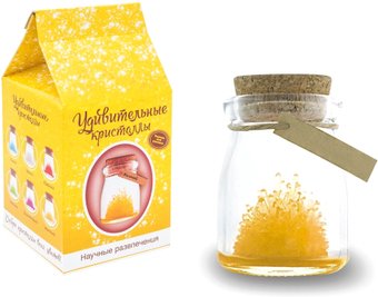 Набор для опытов Волшебный кристалл Удивительный кристалл n6 (желтый)