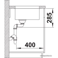 Кухонная мойка Blanco Solis 400-U 526117 (полированная)