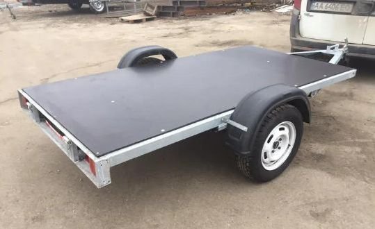 

Одноосный прицеп AvtoS A25M1B (2500x1300x, R16, ресс. 3302 ГАЗ-1лист)