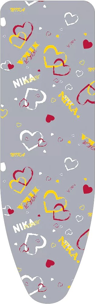 

Чехол для гладильной доски Nika ЧПА3 (сердце)