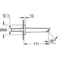 Излив Grohe Eurosmart 13448003
